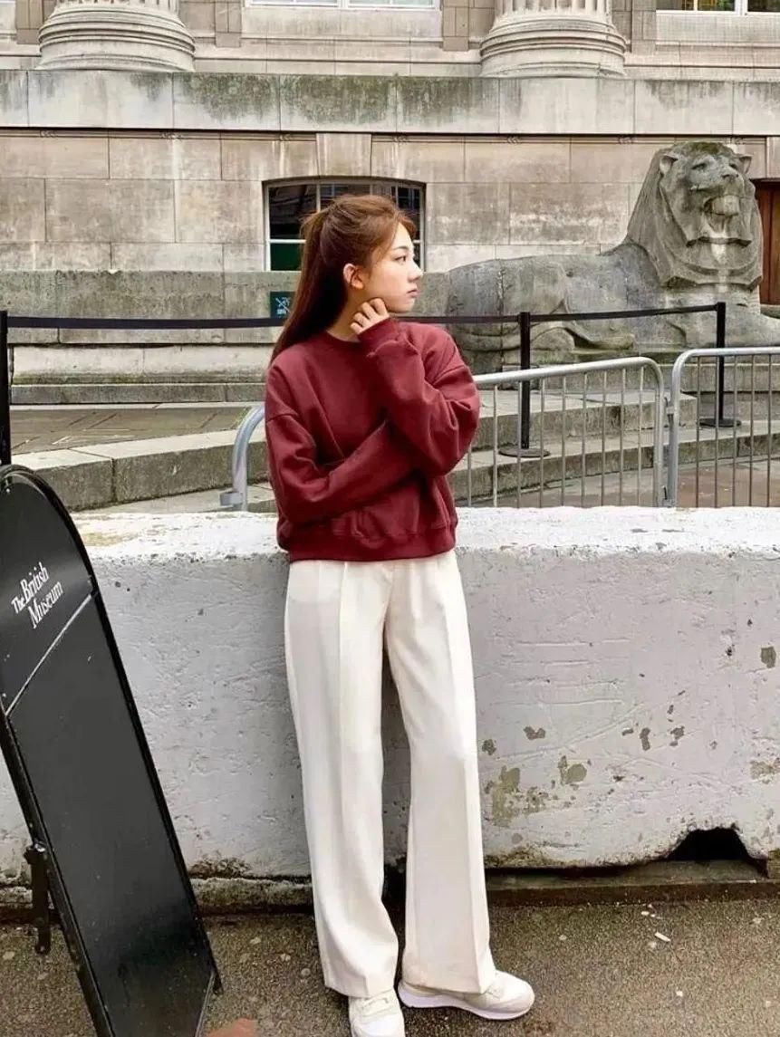 “阔腿裤”输惨了会藏肉的“云朵裤”也太显瘦了吧