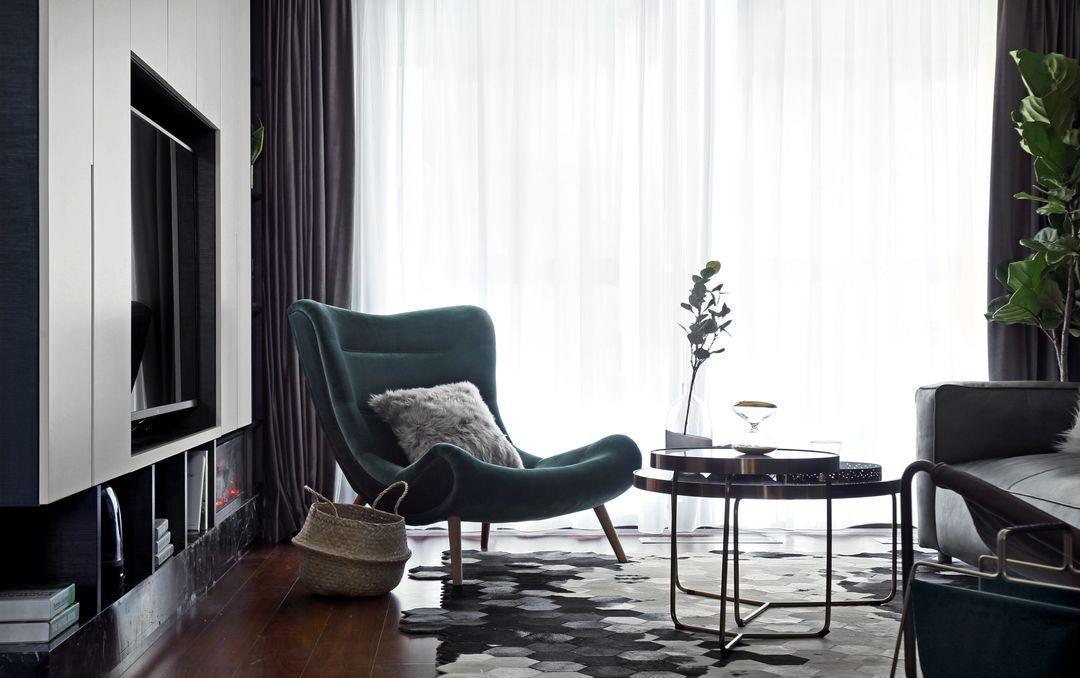 李文琦|146平的北欧新家，用墨绿色刻画空间，打造精致和时尚并存的新家