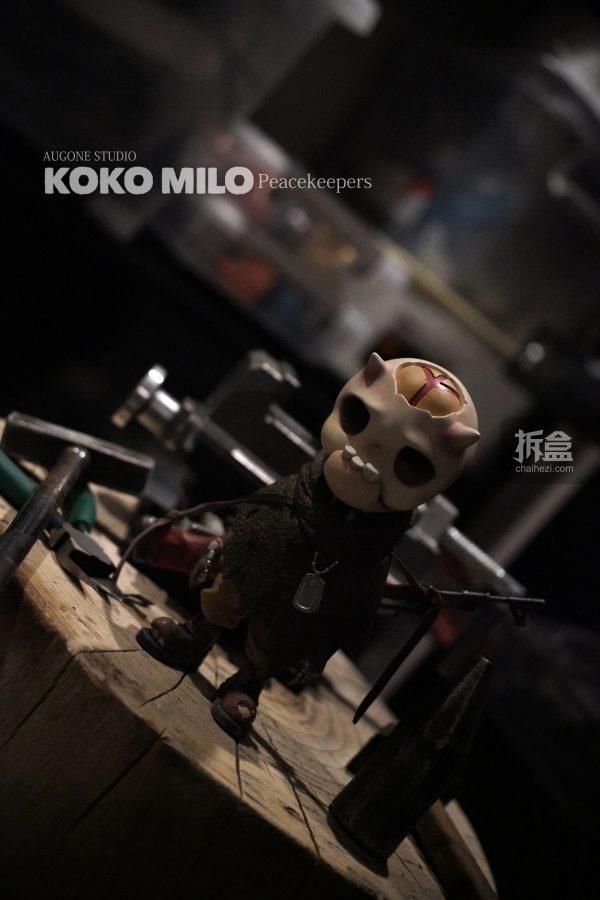 MILO|AUGONE STUDIO – KOKO MILO 维和小兵 机械骷髅 潮玩