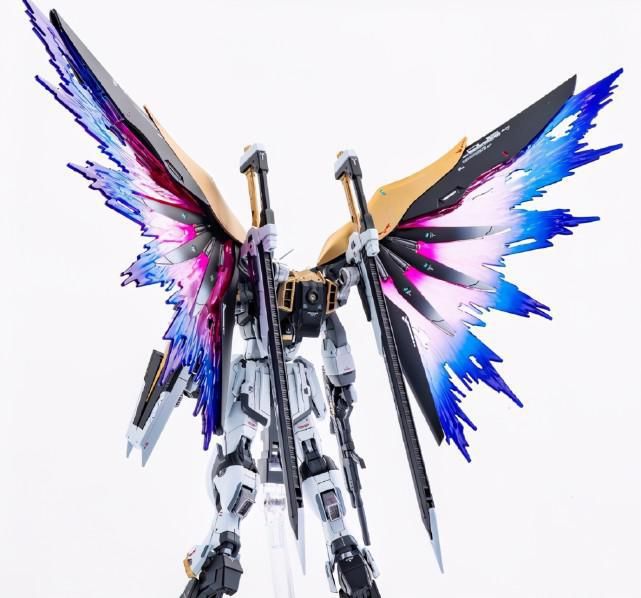模玩控:RG比例命运混搭脉冲高达改造,“命运脉冲”高达模型