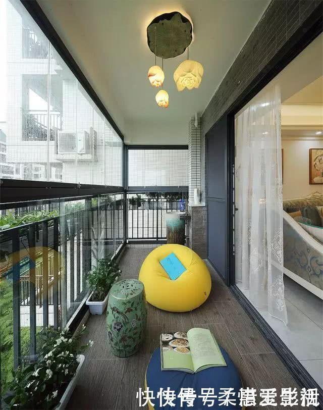 效果图|越来越多人阳台不用来晒衣服了,现在都流行这么装,太有才了