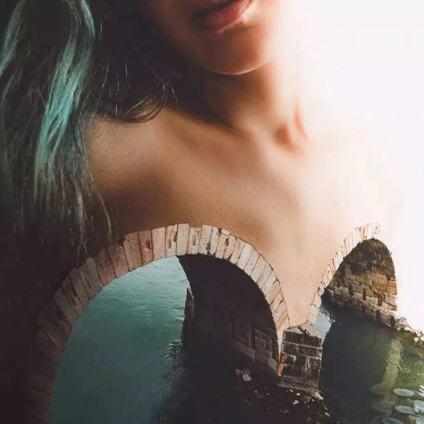 艺术家|这位好“色”的艺术家,拿大自然当画板,引11万人“想入非非”!