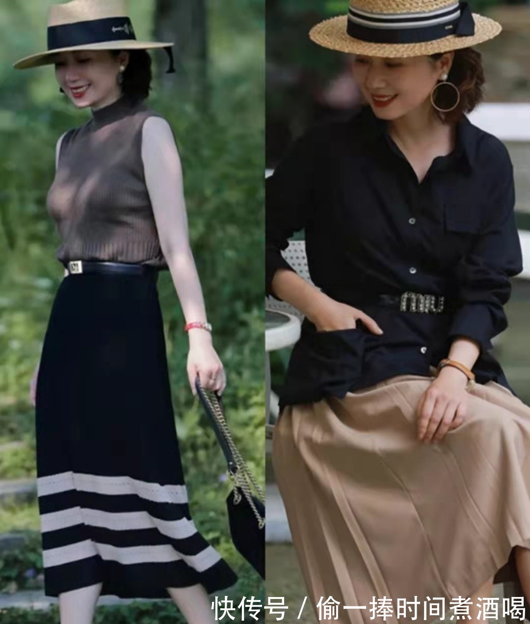 穿搭 50岁女人提气质的四个思路,不信瞧这位博主,每一套都优雅高级