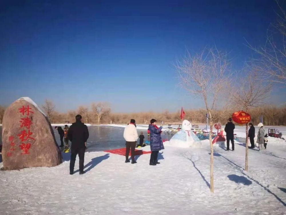 沙漠|盼望着，盼望着，金塔沙漠胡杨林景区冰雪嘉年华开始啦！