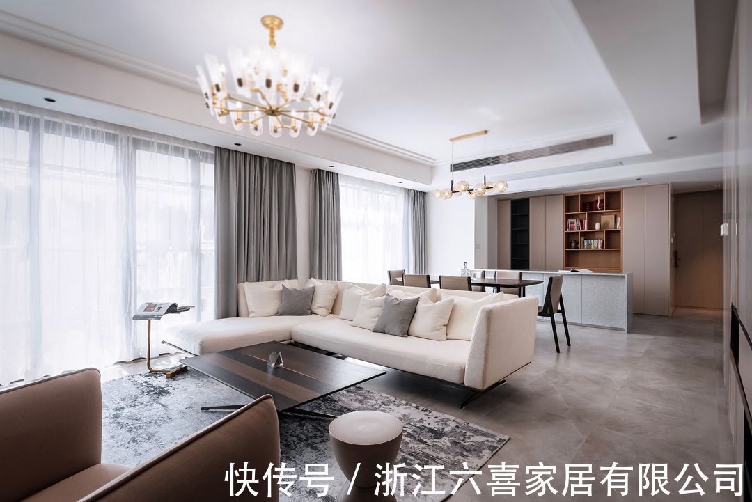 藕粉色|145m2三居变四居，看了你就知道什么是百搭色啦~营造现代简约素雅之美