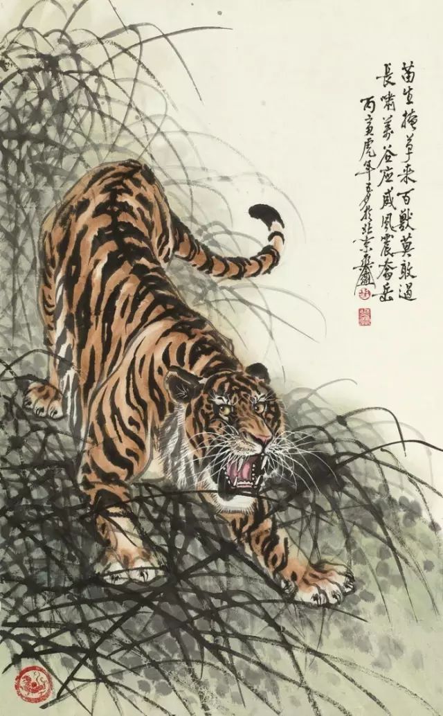 胡爽庵|“被埋没的画虎大师”胡爽庵 作品欣赏