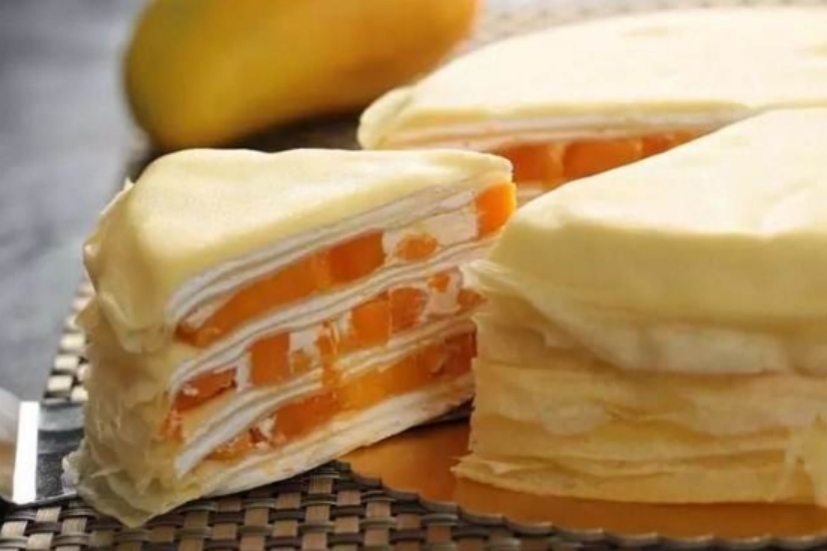 口感丰富的芒果千层，爽脆与细腻的搭配，给味蕾带来不一样的体验