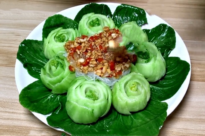 油菜不要老是拿来熬汤,教你做凉拌油菜,好吃下饭,不油腻