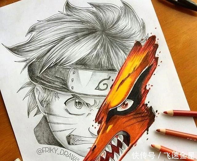 画师|动漫人物的分裂图绘，钢铁侠真帅！鼬神还是以前的“护弟狂魔”