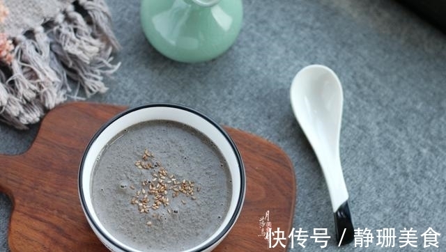 黑芝麻糊|冬天黑芝麻不要单独吃,加此3样才大补,每天1碗,身体猛如虎