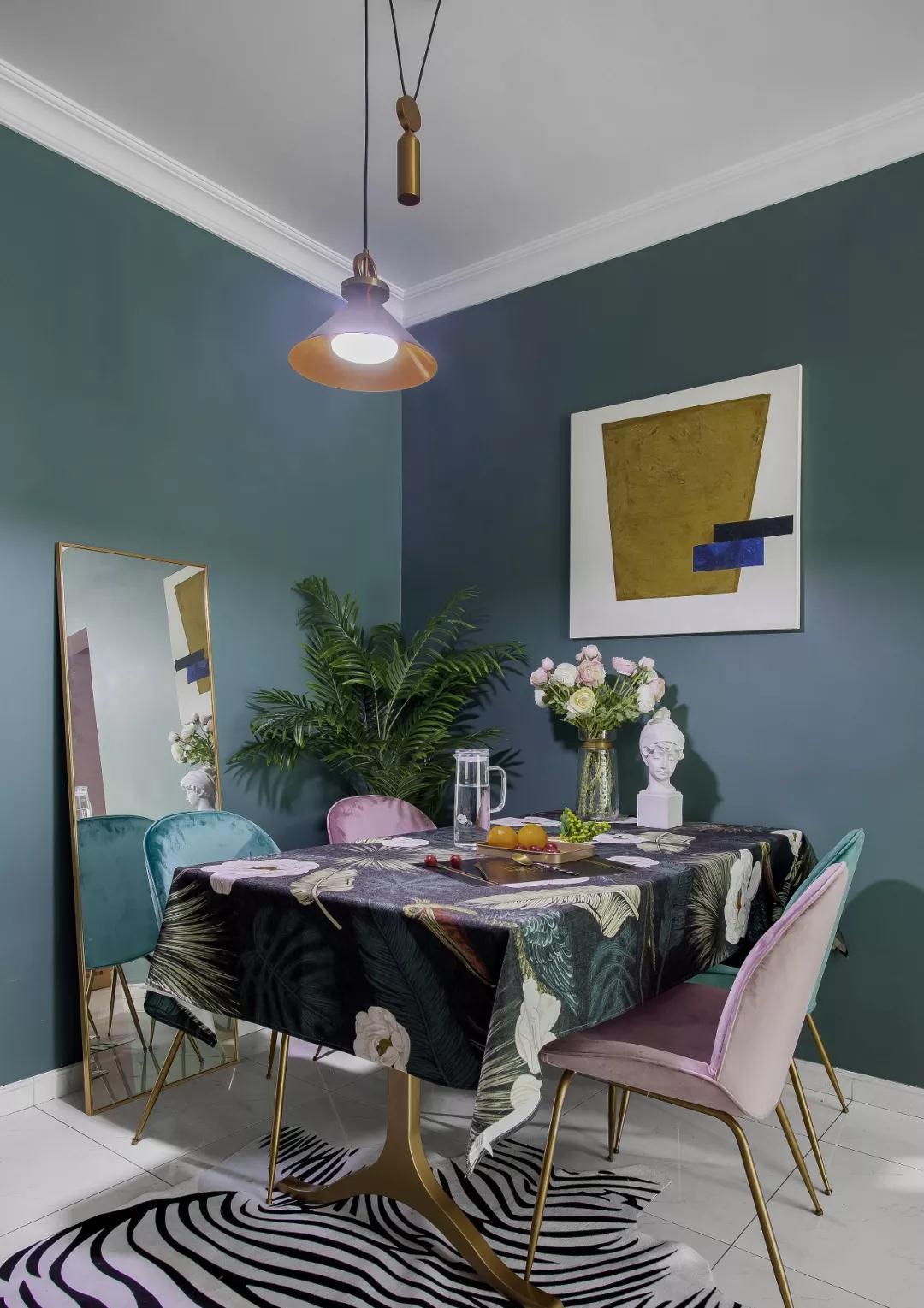 金属|79㎡旧房改造,阳台打通纳入厨房,莫兰迪配色超高级