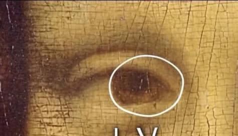眼睛|蒙娜丽莎眼睛放大40倍后,发现两个字母L和V,代表什么含义