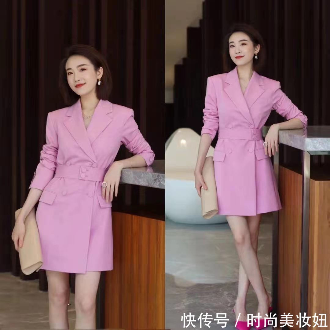 西服|这才是教科书级别的“通勤”穿搭，初秋职场Look，高级又体面