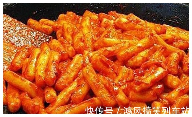 炒年糕|待客必备的美味；咸香可口的炒年糕，实在是太好吃了