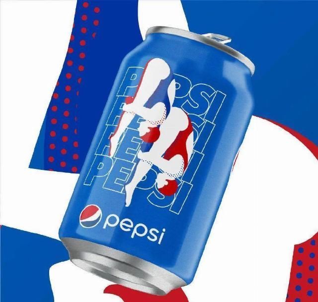 联名|百事可乐联名人民日报包装设计开启“热爱”模式