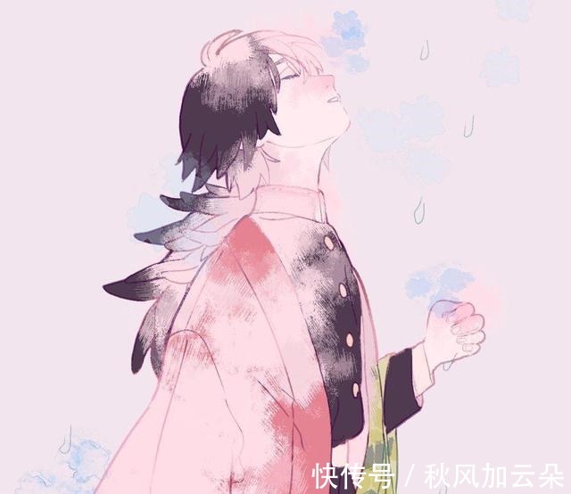 画师|《鬼灭之刃》粉色细腻风,蝴蝶忍甜美温柔,善逸落泪让人伤感