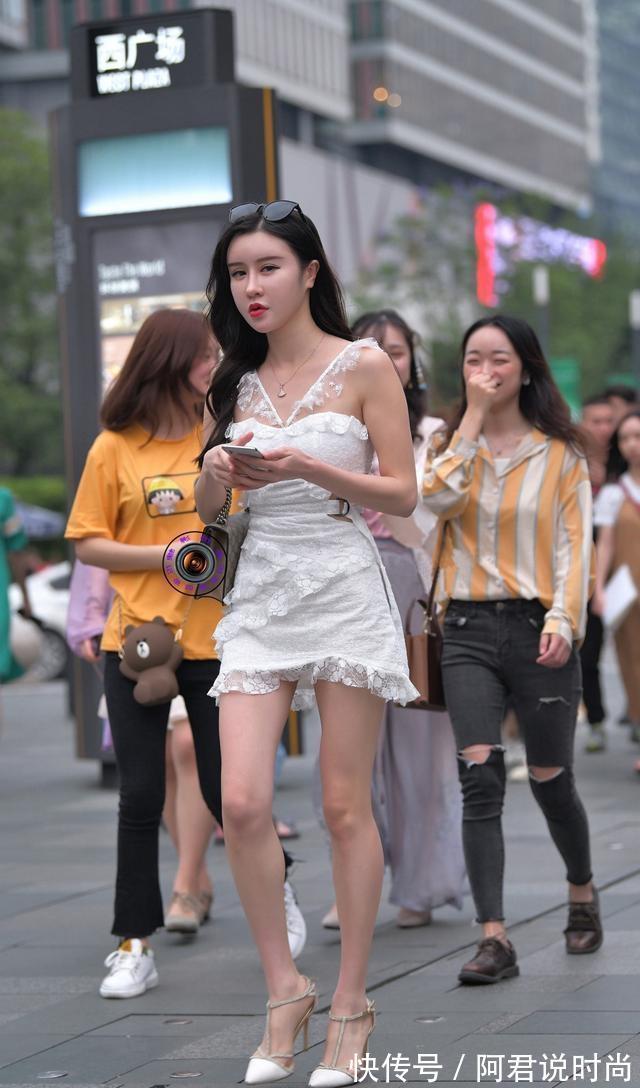 中袖|收放得体的连衣裙更加清新靓丽，展现你的身材优势，又酷又飒