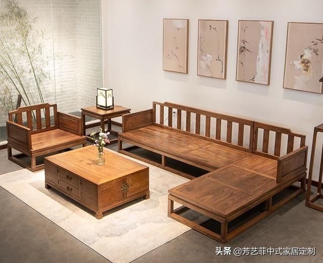 家具|一屋子新中式榆木家具，这种充满岁月沉淀的美，简直太震撼了