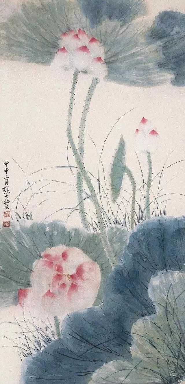 华新罗&张大壮：人淡如菊，以“没骨法”画虾，自创一格