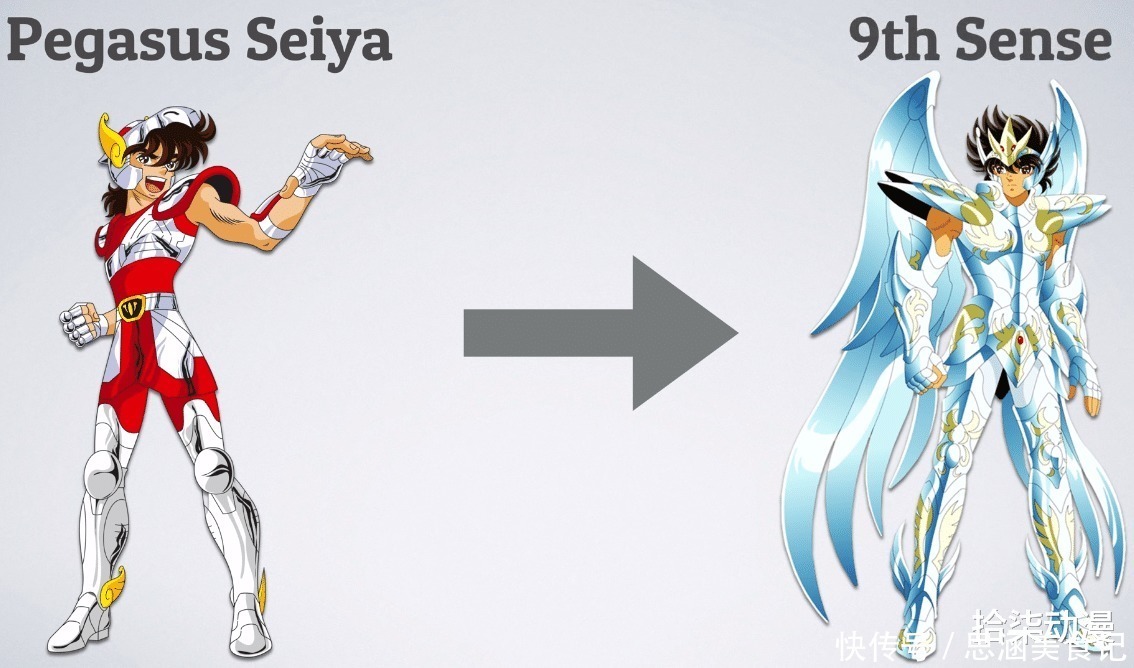 杰·富力士|27张动漫角色形态对比图!火影死神谁更帅?圣斗士带你回忆童年!