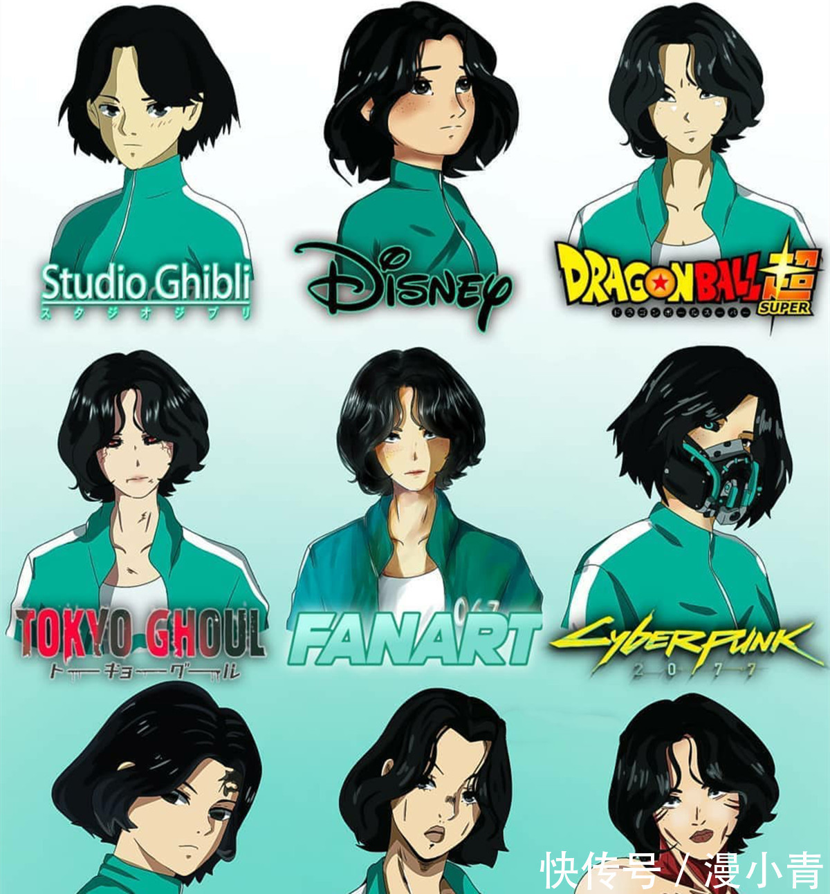 同人作品@喜欢画画却难以形成自己的画风,不妨从做一个九宫格画师开始起步