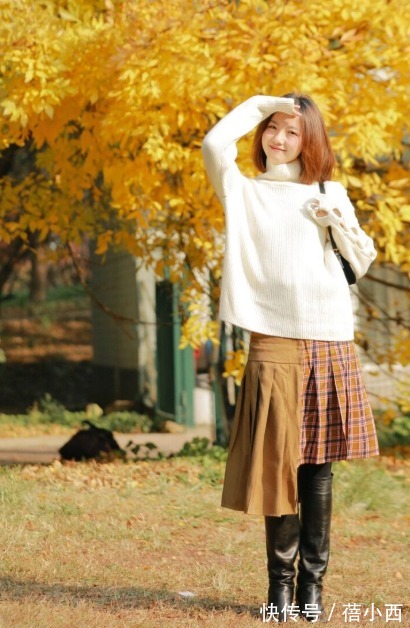 裙装|放弃烂大街的针织衫+牛仔裤吧,今年尝试裙装搭配,体面还优雅