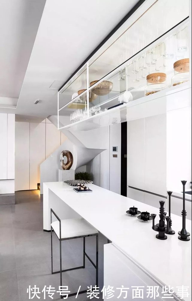 装修|113平三居室开放性设计,清峻克制的现代风扑面而来