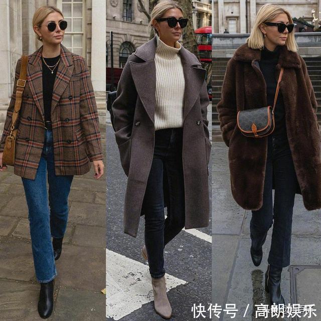 时尚博主的基础款造型,堪称通勤穿搭的灵感来源,气质干练又时尚