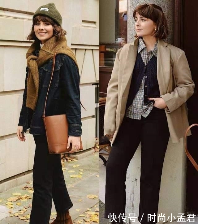 外套 从只有155cm身高,英国博主的穿搭中,学习小个子正确穿法