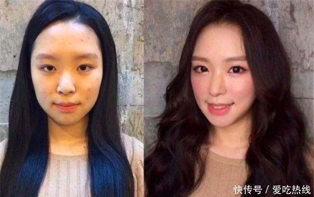 女人化妆到底有多重要看完5张化妆前后对比图，醒悟了