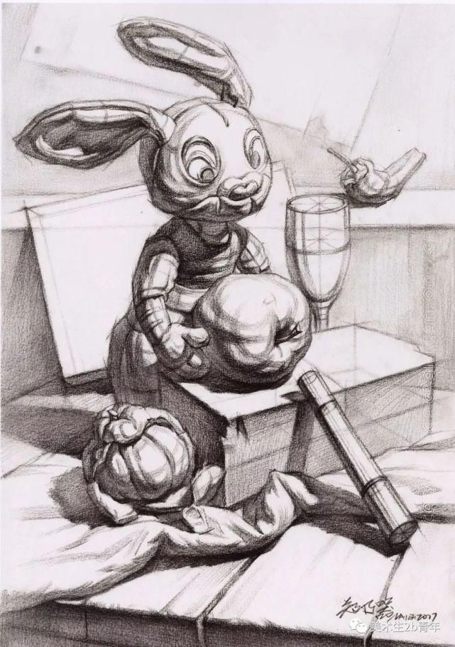 结构$画素描结构那么枯燥为什么还要画？这样想你就错了？