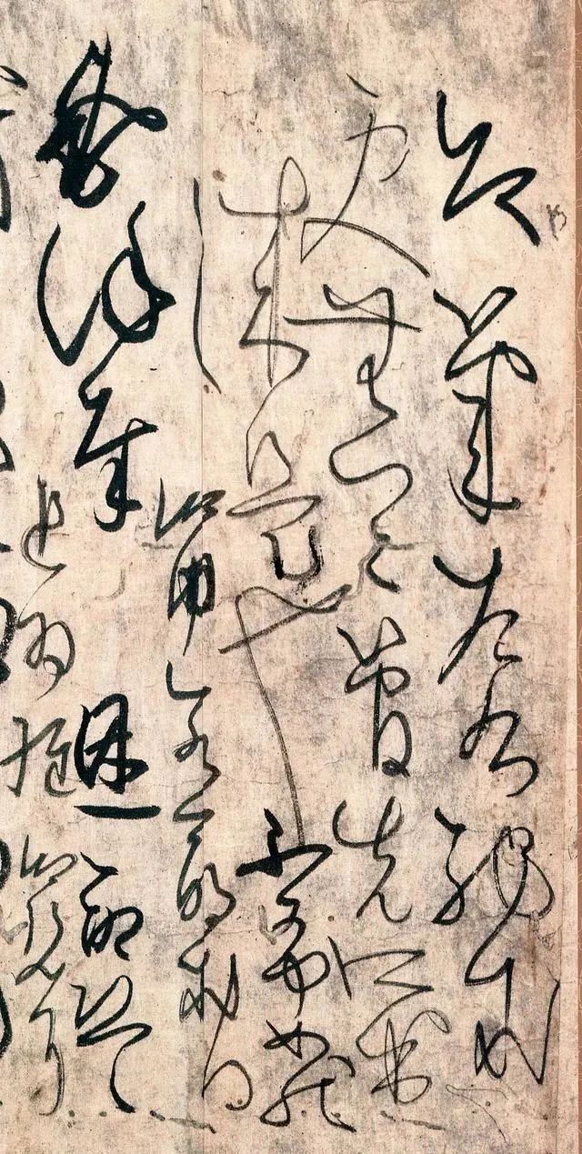 恩命帖@日本的一幅“鬼画符”草书,放眼当代书法界,竟无一人能比得上!