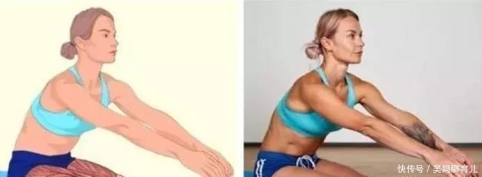 腘绳肌|全身拉筋3D图解，一步到位，在家也能强身健体