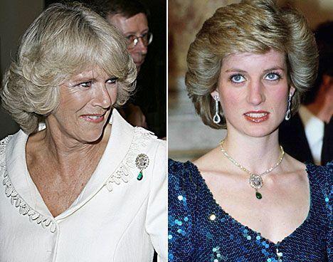 戴安娜 戴安娜戴过的珠宝,除了留给卡米拉秀尊贵外,还被39岁梅根盯上