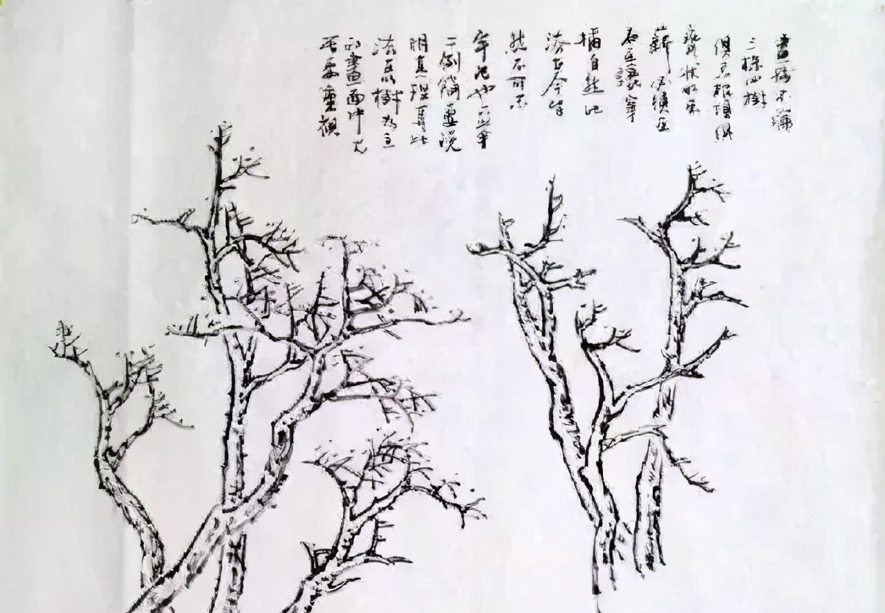 竹林!中国画如何画松树、丛树、柳树、竹林,中国画树的画法大全