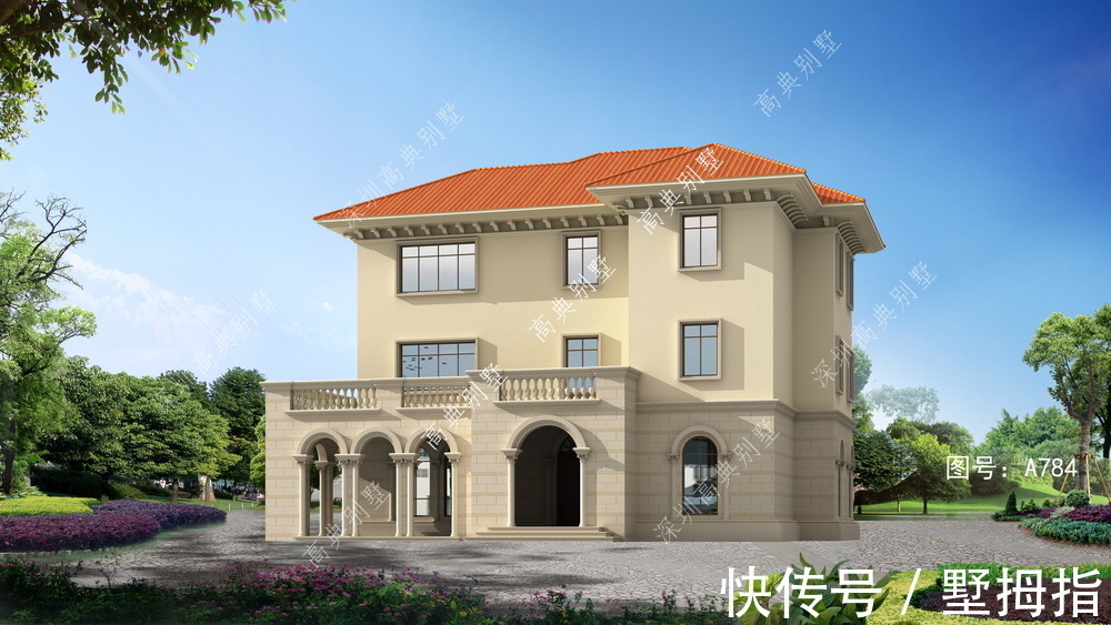 别墅|自建欧式三层别墅,是心动的感觉