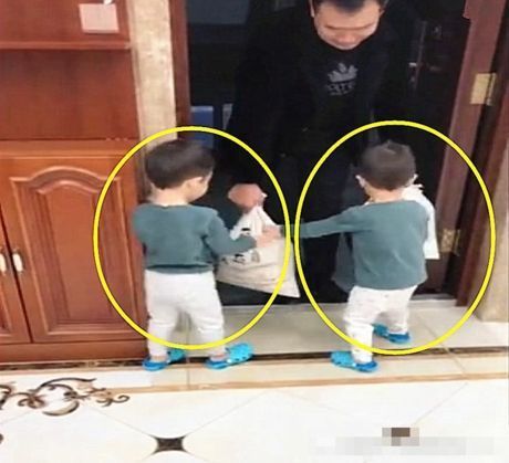 双胞胎|家有双胞胎孙子，爷爷每次进家门，等待他的都是“总统”待遇