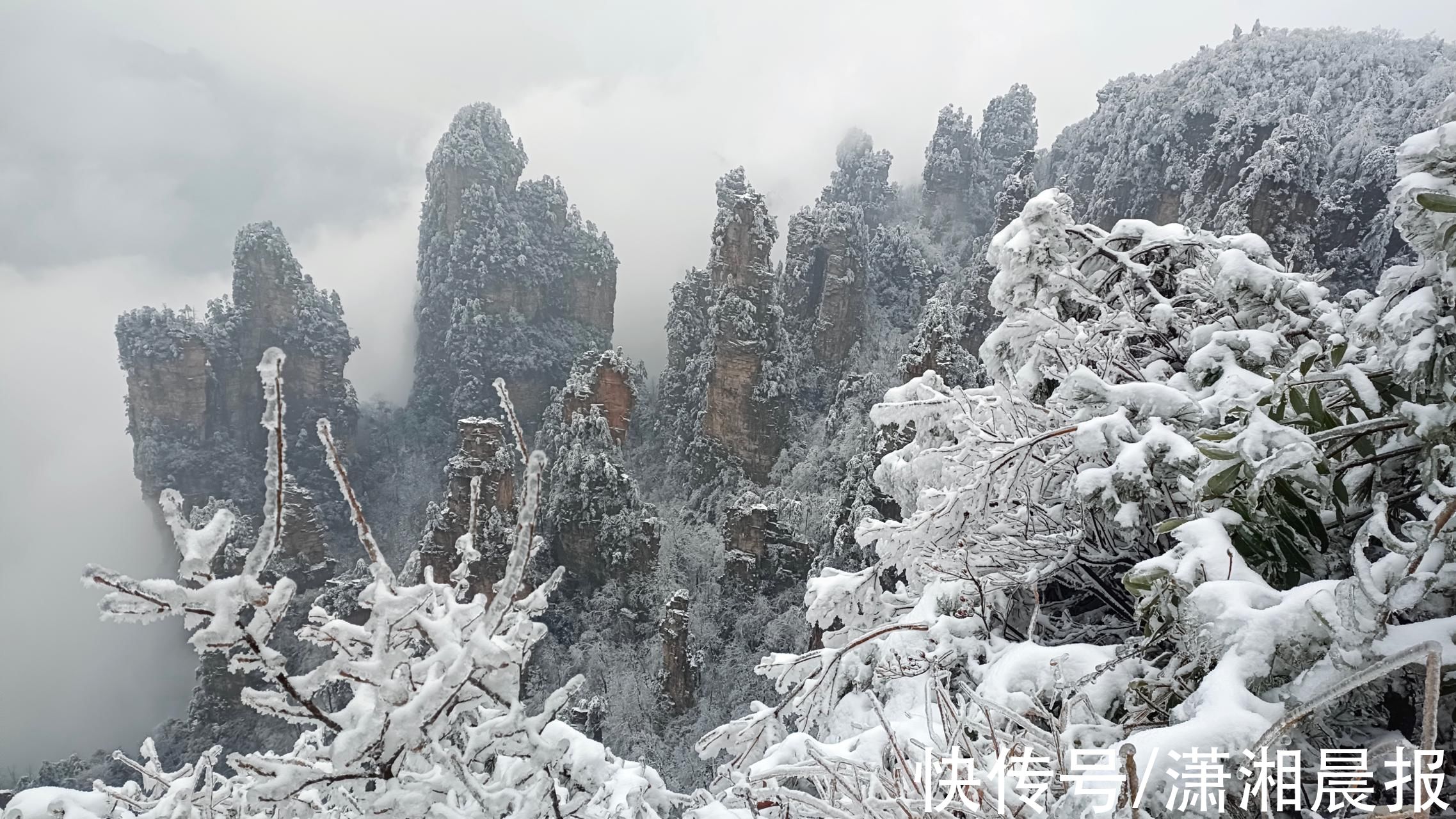 袁家界|张家界景区：大年云雪美景醉游人