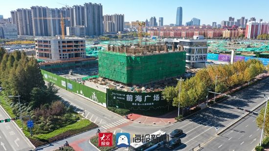 胡骏|航拍重点在建项目③：日照中央活力区按下项目建设加速键（视频+组图）