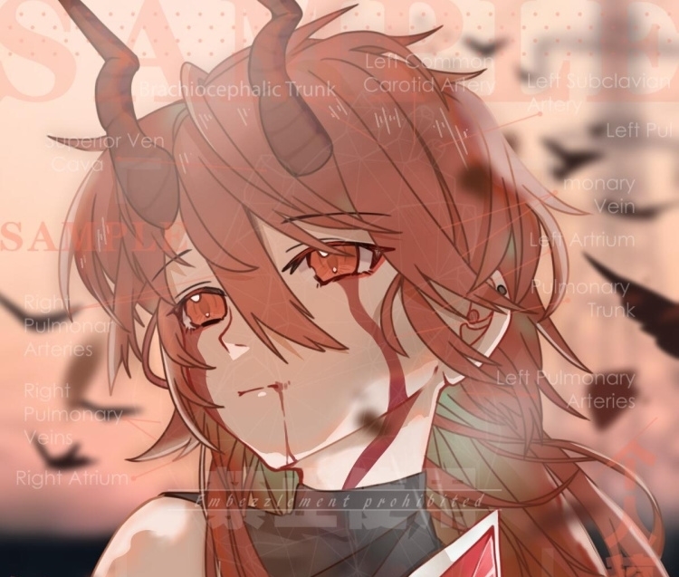 约稿|立绘人设约稿动漫头像定制手绘设计情侣头像可爱卡通二次元插画