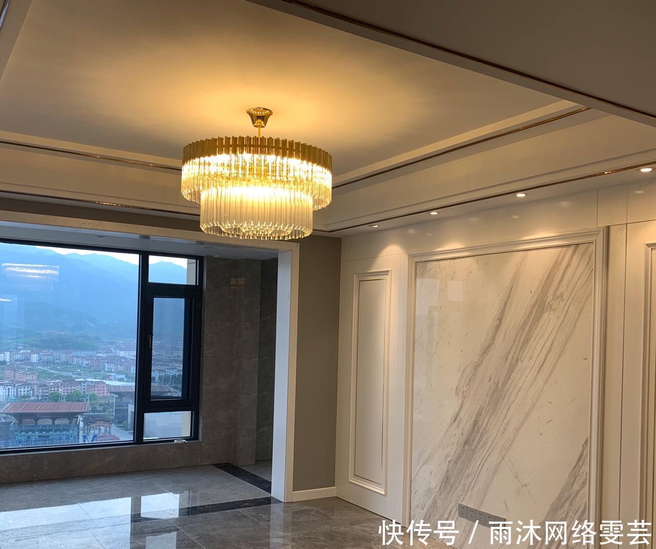 柜子|刚做完保洁的新房,还没家具就很漂亮,电视墙超喜欢,忍不住晒晒