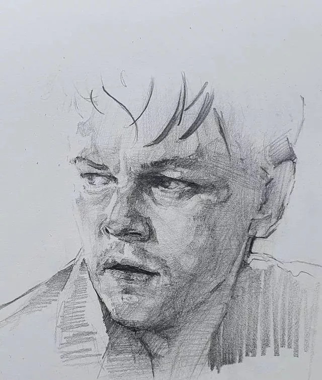 素描##尚唯美画室#大气的素描就是抓住大关系之后,细节你随意