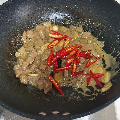 秋葵|秋葵炒牛肉丁