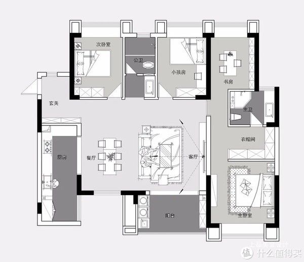 客餐厅|看了长沙夫妻的极简风,才知道什么是“网红”装修,隐形墙很惊艳