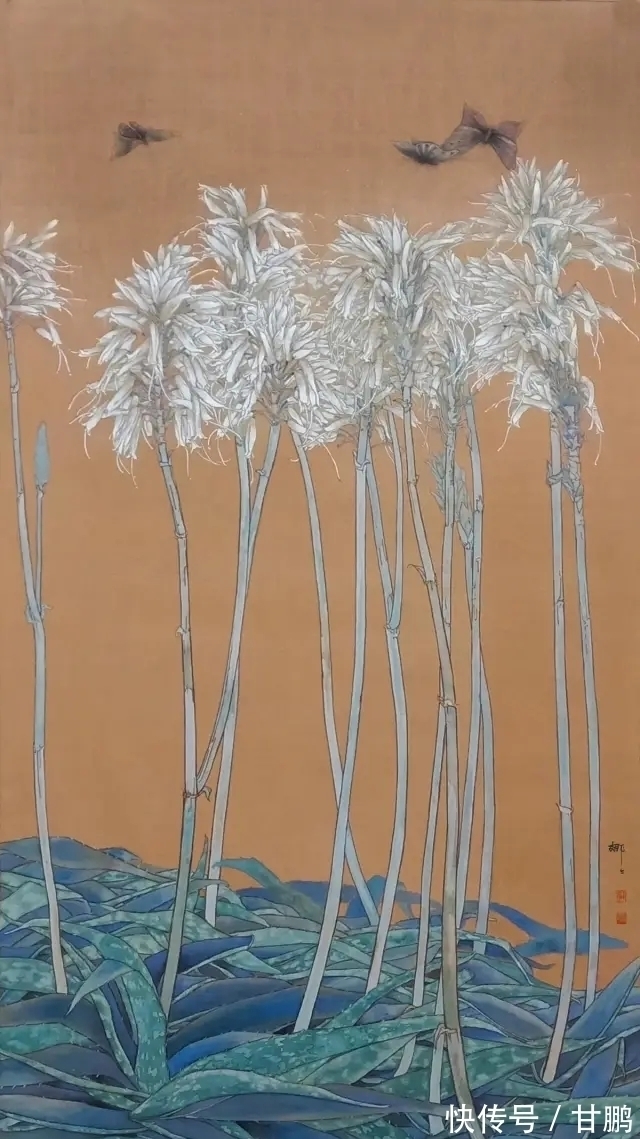 寂寞#一个耐得住寂寞的创作者|王娜娜工笔花鸟画