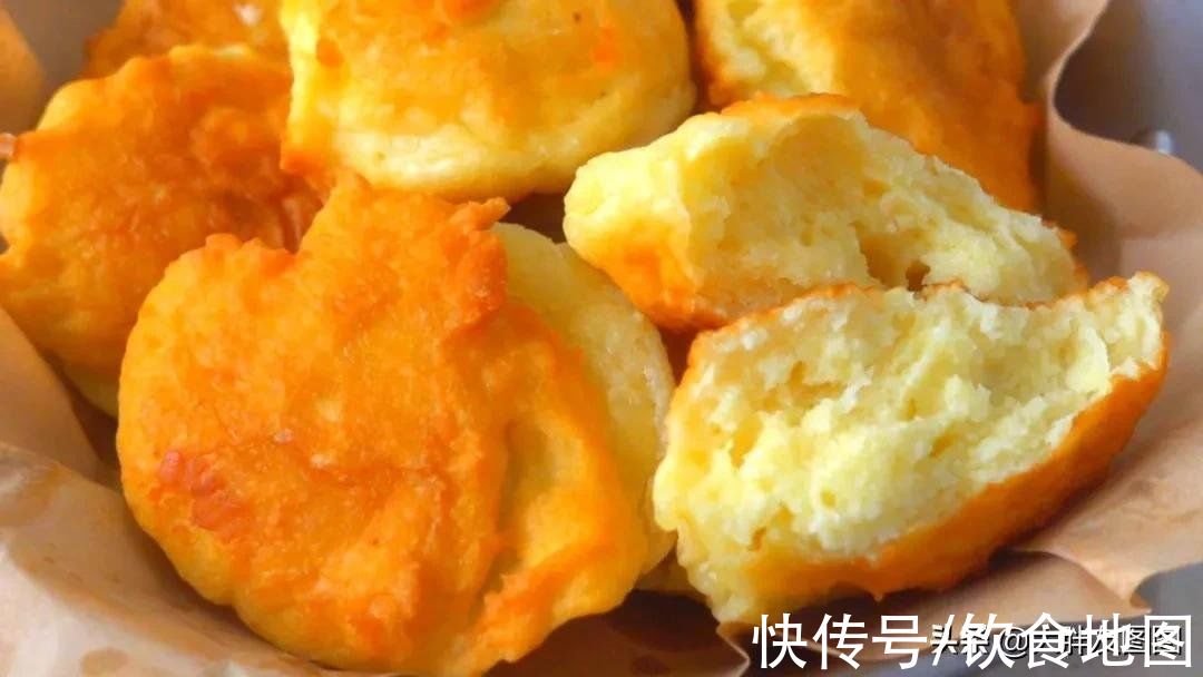 10分钟搞定热腾腾的早餐,不烤不蒸,软蓬的油墩子,上桌一秒光盘