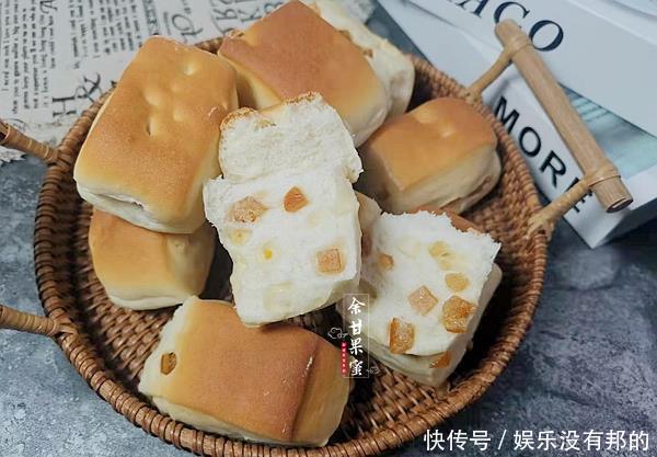 糖渍|这款面包真不错，一次发酵简单又味美，香甜松软孩子也喜欢