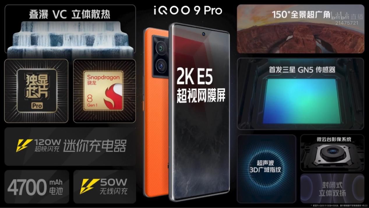 iqoo|iQOO 9 Pro正式发布，2022年堆料大战越来越焦灼
