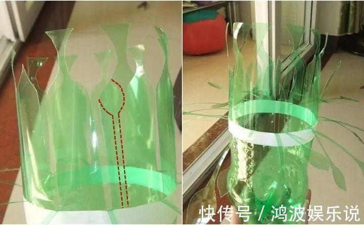 富贵竹|雪碧瓶别丢了,剪个口子拿来养花,一点不比买得花盆差!