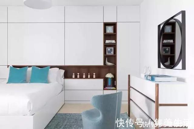 床尾|现在床头墙流行这样设计,连床头柜不用买了,实用不止一点点